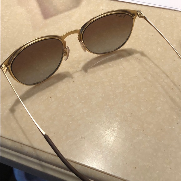 Gold Ray Ban Sunglasses - Picture 3 of 6